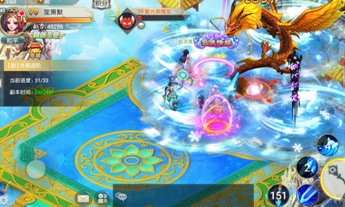 图4-《剑羽飞仙》绚丽战斗一览-剑舞之间斩敌将!